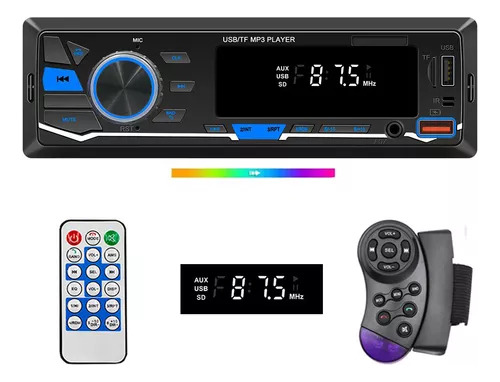 Estéreo Para Auto Fnbrli Con Mp3 2 Usb Bluetooth 1 Din