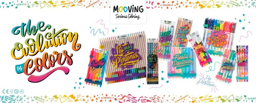 Pack Arte Mooving Coloring X7