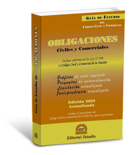 Guía De Estudio De Obligaciones -última Edición- Ed. Estudio