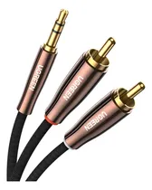 Comprar Cable de audio macho P\u002F2 Rca de 3,5 mm, 2 metros, negro y verde