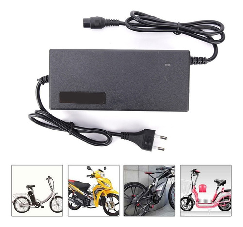 60v 12ah Cargador De Batería Portátil Para E-scooter Bicicle