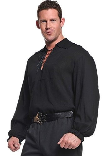 Disfraces De Hombre Envuelve Camisa De Pirata Renacimiento