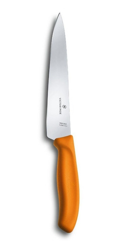 Victorinox Cuchillo Para Trinchar Swiss Classic , 19 Cm Color Naranja
