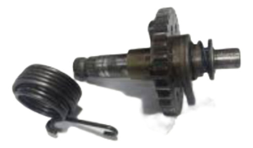 Eixo Pedal De Partida Ténéré 600 + Eixo Descompressor Usado Prateado