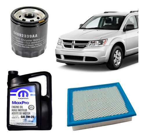 Kit De Filtros + Aceite Dodge Journey 2.4 Año 2014 Mopar