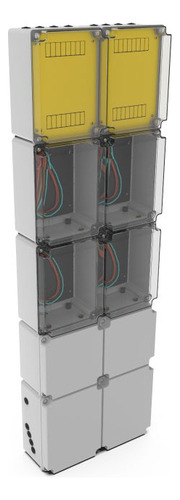 Gabinete Modular 4 Trifasico Edenor Variplast