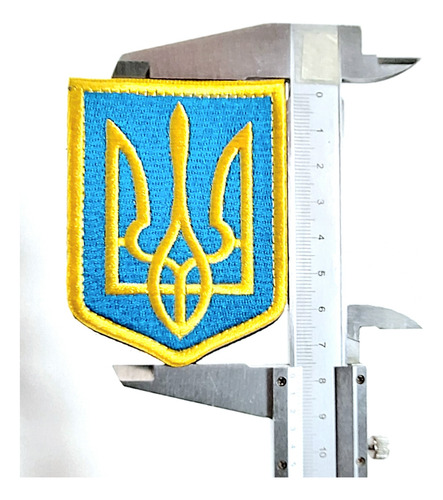 Parche Militar, Tela Velcro, Insignia Fuerza Aérea Ucraniana