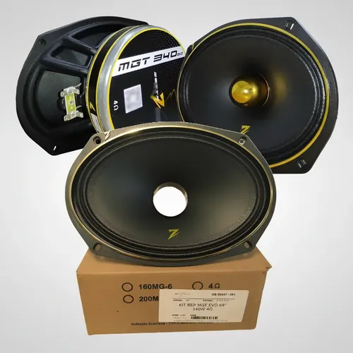 Kit Reparo Zetta Audio Mgt 6x9 340w 4 Ohms Original Evo | MercadoLivre