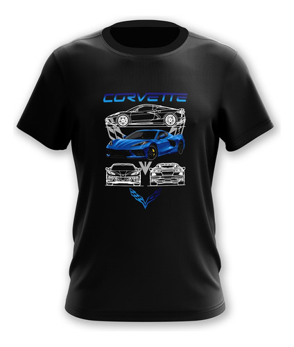 Camiseta Carros Vehículos Mustang Ferrari Corvette 