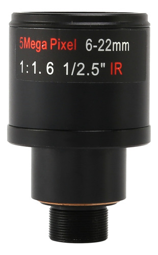 Lente Cctv 1/2,5 Polegadas 6-22 Mm 5 Mp Lente Varifocal F1 C