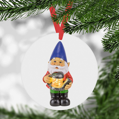 . Colgante Divertido Con Estampado De Papá Noel En Forma De