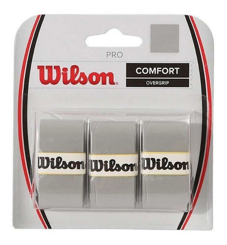 Overgrip Wilson Pro Comfort Pack C/3 Un. Cinza- R. Federer