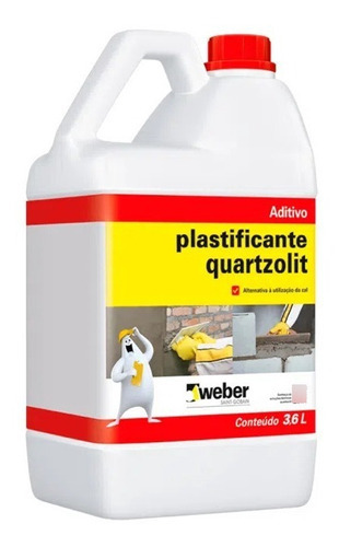 Aditivo Plastificante Quartzolit 3.6 Litros