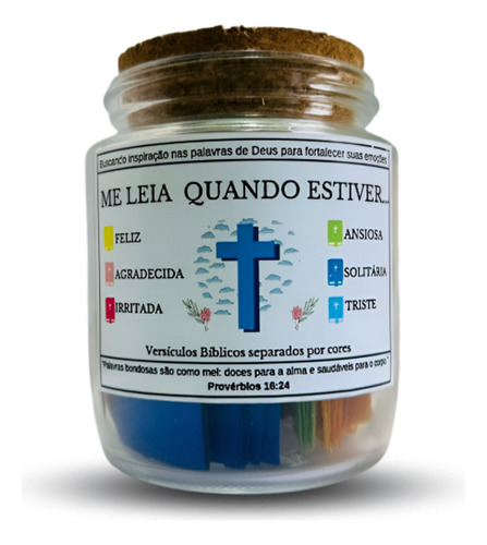 1 Pote De Esperança Com Caixa De Mdf