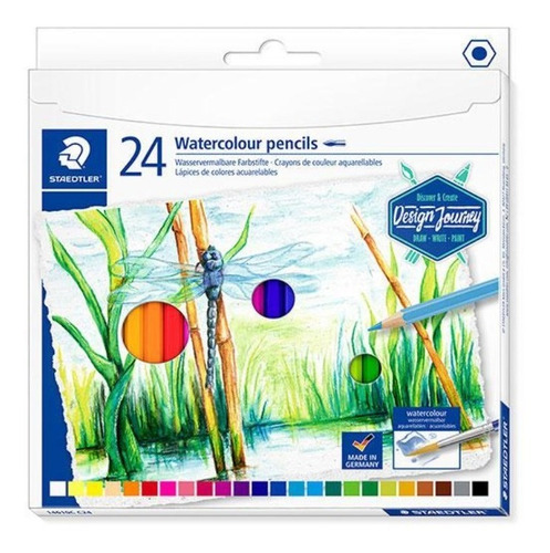 Lápices De Colores Acuarelables X 24 Dj Staedtler
