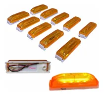 Comprar Plafones Laterales 10 Led Muertito Caja Trailer Camion 10 Pz