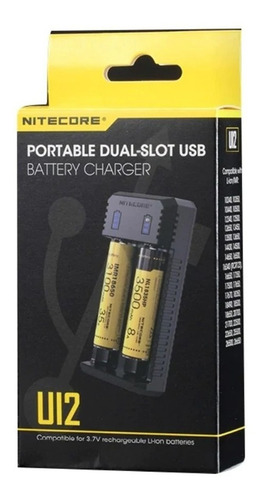 Imagen 4 de 10 de Cargador De Baterias Ui2 Usb Nitecore 2 Slot Display 18650