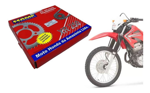 Kit Relação Tração Xr 250 Tornado Original Honda Hamp