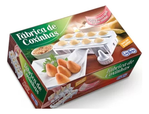 Fábrica De Coxinha Com 8 Formas Prático Premium