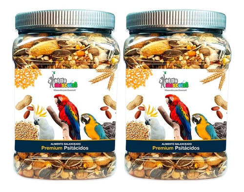 2pzas Alimento Guacamaya Cacatua Loros O Aves + Regalo