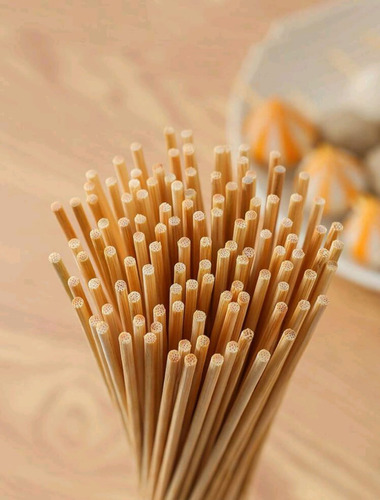 450 Palillos De Bambu Para Brochetas de 30 Cm y punta afilada Jands