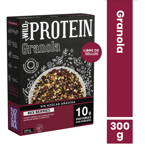 Wild Protein Granola Mix Berries (300 Grs.)