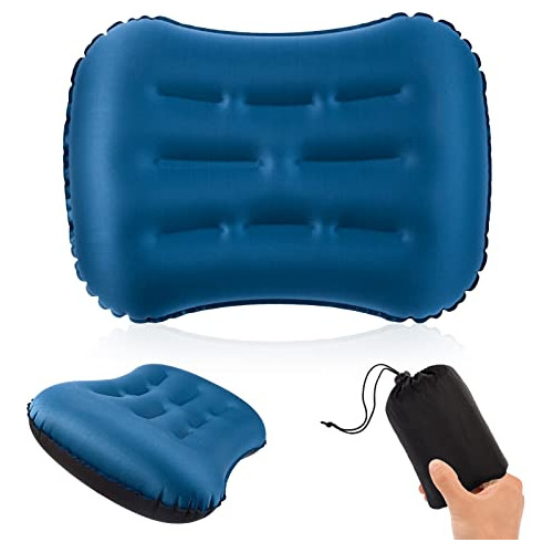 Almohada De Camping Inflable Dormir, Almohada De Campam...
