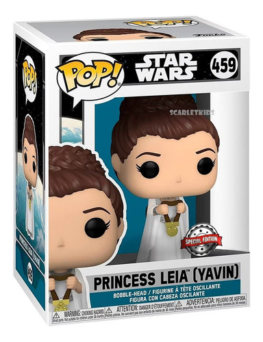 Funko Pop Princesa Leia 459 Special Edition Star Wars Origin