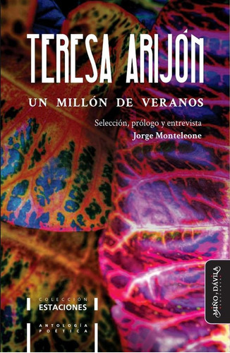 Un Millón De Veranos: Antologia Poética, De Arijon Teresa. Serie N/a, Vol. Volumen Unico. Editorial Miño Y Davila, Tapa Blanda, Edición 1 En Español