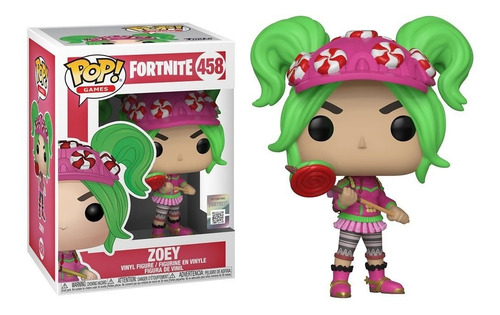 Muñeco Funko Pop Fortnite Zoey 458 Original!!