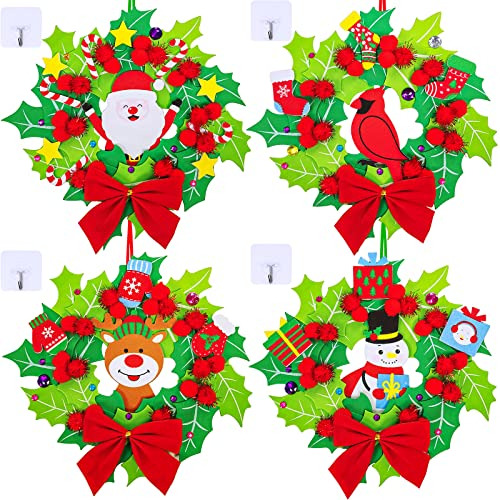 12 Sets De Kits De Manualidades De Navidad Diy - Adorno...