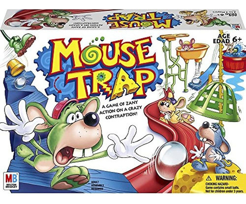 Hasbro Gaming Mouse Trap Juego De Mesa Para Niños De 6 Años 