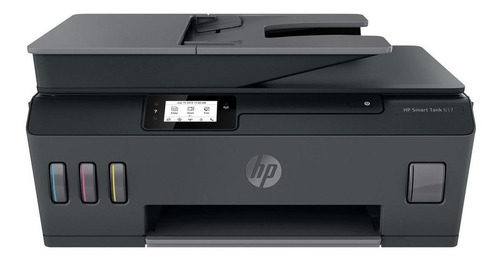 Imagem 1 de 5 de Impressora a cor multifuncional HP Smart Tank 617 com wifi preta 100V/240V