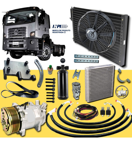 Kit Ar Condicionado Vw 13190 15190 17190 17230 23330 Com Ar