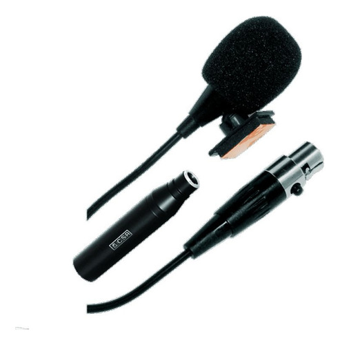 Microfone Para Instrumentos Musicais Csr 306 Viola Violão Cor Preto