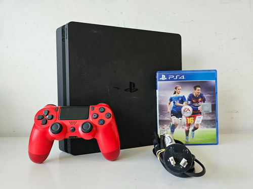 Playstation 4 Slim 1tb + Cable Power, Control Y 1 Juego-leer