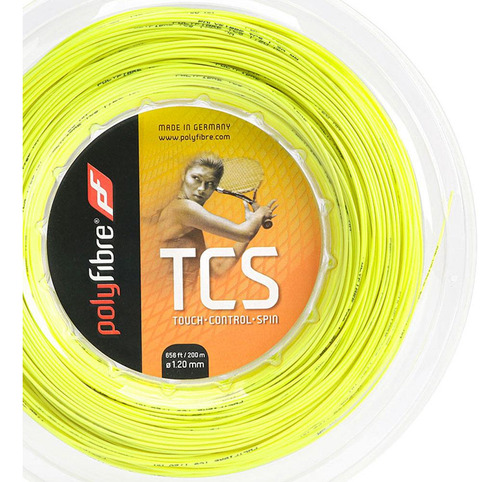 Corda Polyfibre Tcs 18l 1.20mm Limão - Rolo Com 200 Metros