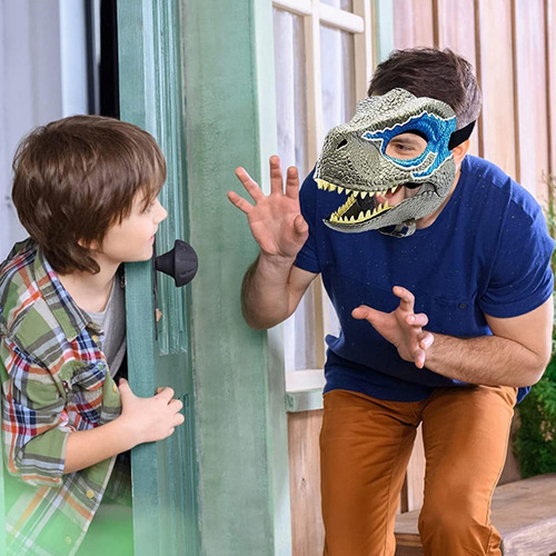 Máscara De Dinosaurio Aterrador Para Niños, Fiesta De Hallow
