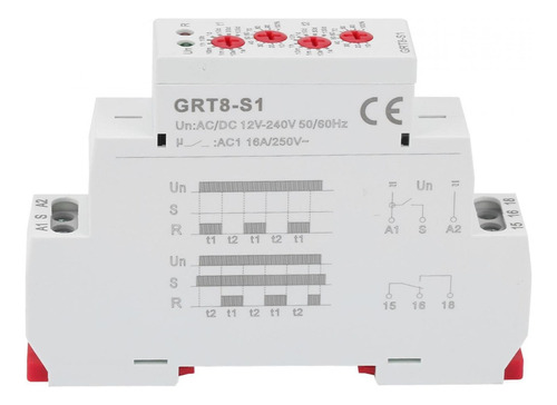 Relé Temporizador De Ciclo Grt8-s-1 Mini Temporizador De Cic