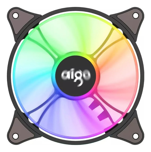 Cooler Fan Rgb  Refrigeração E Silencioso 120mm Preto 12v