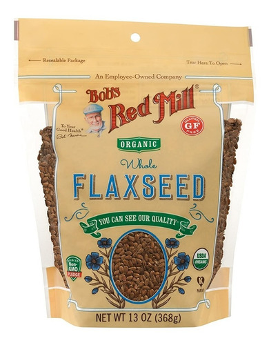 Bob's Red Mill Organic Flaxseed (semillas De Linaza) 368 G