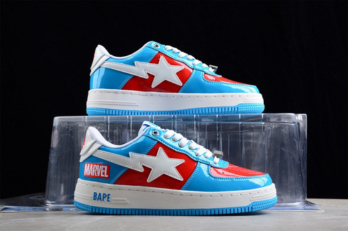 Sneakers Bape X Marvel Capitan America