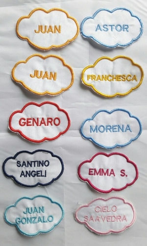 Parches - Etiquetas Escolares X 4 Unid. Personalizados