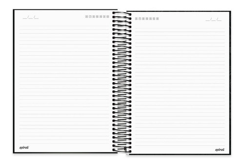 Caderno Universitário Capa Dura 10x1 160 Folhas Pt 1 Un