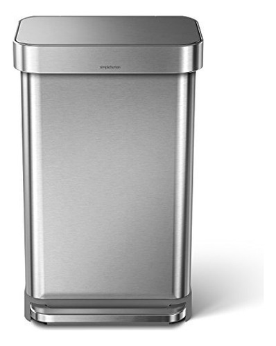 Simplehuman Cw2024 Kitchen Step Trash Can Rectangular With