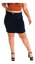 Comprar Polleras Mujer Jean Elastizada Talle Grandes Elastizadas