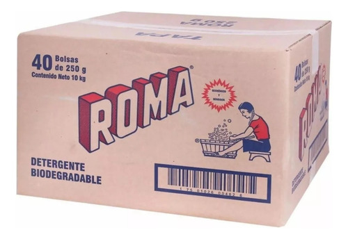 Detergente Roma En Polvo 250 Gr.