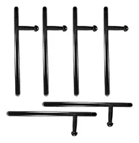 Comprar Pk 6 Baston Policial Tonfa Tolete Macana Pr24 Policarbonato