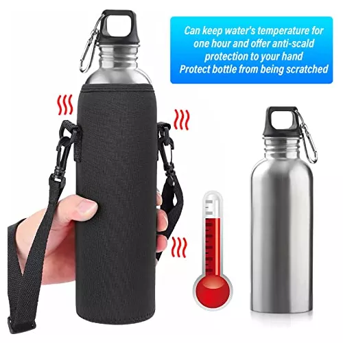 Bolsa aislante portátil con correa, funda para botella de agua, funda para  botella de agua, funda para taza de vacío – Los mejores productos en la  tienda online Joom Geek