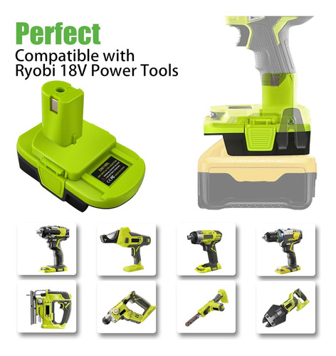 Laimiao Adaptador De Batería Dm18rl Para Dewalt 20v Y Para B